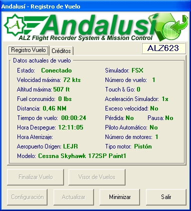 Registrando en vuelo